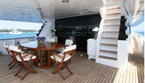 DANGLETERRE II  Aft deck